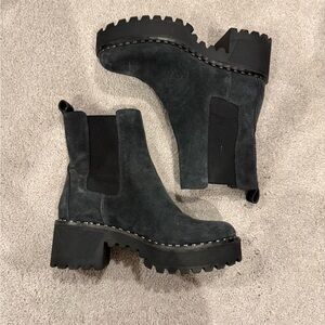 Black Suede Ankle Boots